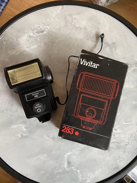 Vivitar 283 Auto Thyristor Flash - Made in Japan Version In Original Box