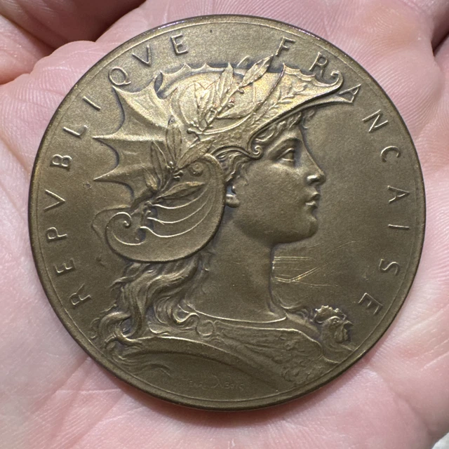 Médaille Des Epidémies 1907 En Bronze - Rare - France, Période 1816-1913