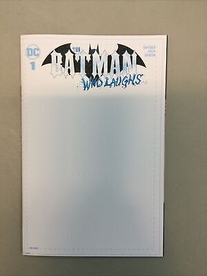 Batman Who Laughs 1 Blank Sketch Variant Ltd 1000 Dc Comic 2018 STOCK PHOTO Rare