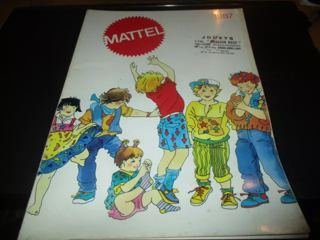 RARE! Catalogue professionnel Jouets Mattel France 1987 (Barbie, Hot Wheels, ..)