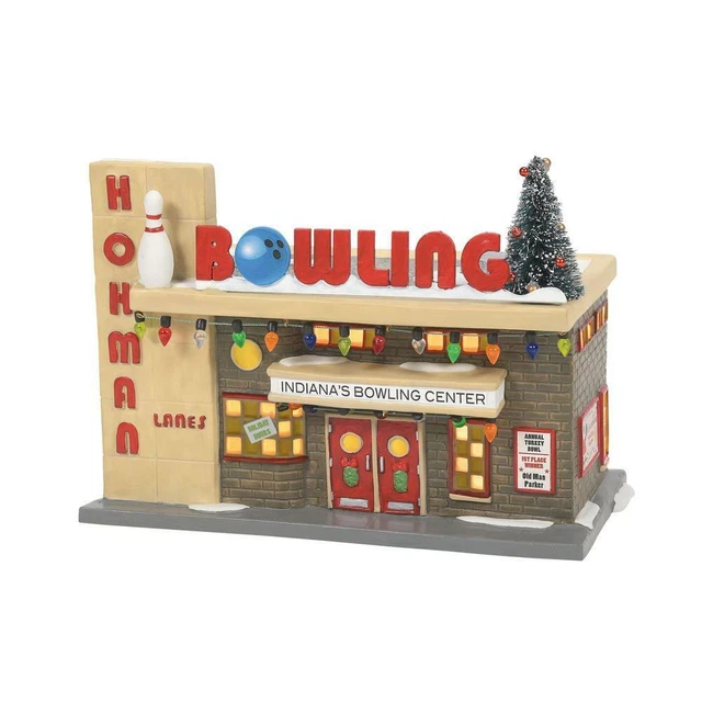 DEPT 56 HOHMAN LANES BOWLING A Christmas Story Village 6007724 BRAND