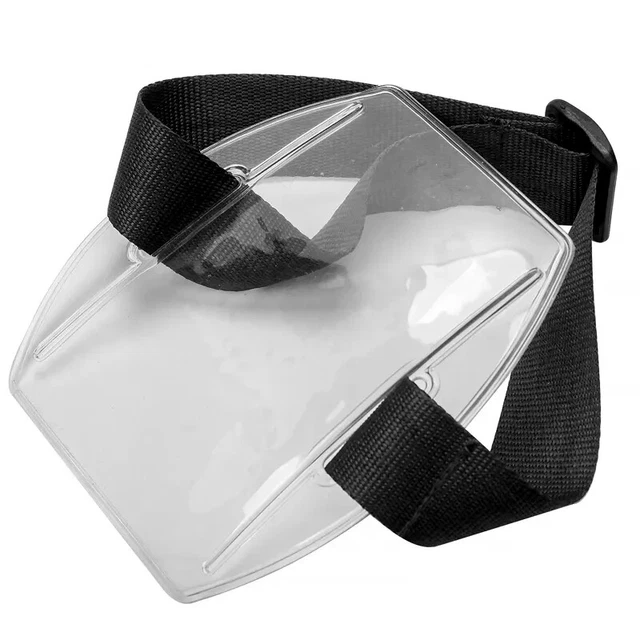 Heavy Duty Armband ID Badge Holder with Hook & Loop Closure Arm Band