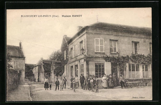 CPA Blaincourt-les-Précy, Maison Hanot