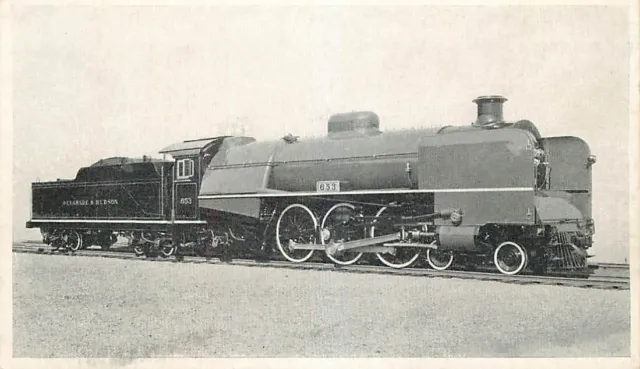 Postcard The Delaware & Hudson Railroad Locomotive  653, Century of Progress '34