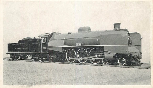 Postcard The Delaware & Hudson Railroad Locomotive  653, Century of Progress '34