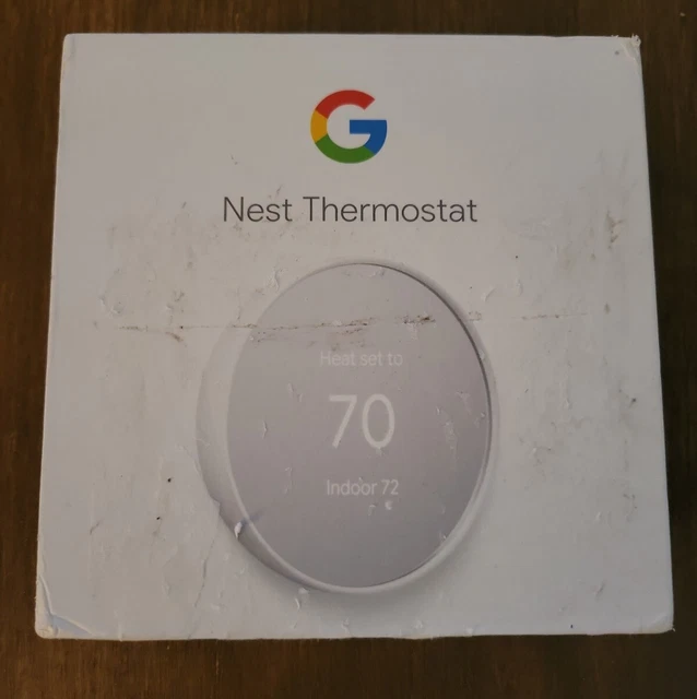 GOOGLE NEST THERMOSTAT Smart Programmable WiFi Thermostat Snow