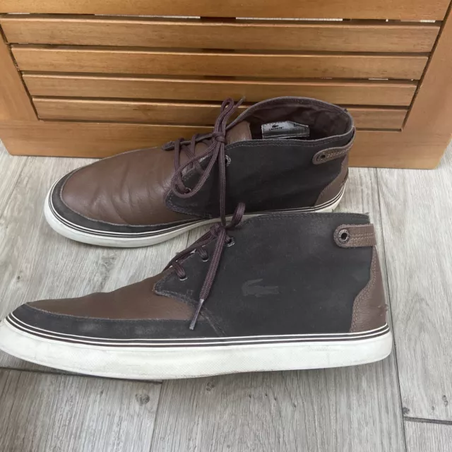 MENS LACOSTE CLAVEL Chukka Boots Size Uk 8 Grey 29.99 PicClick UK