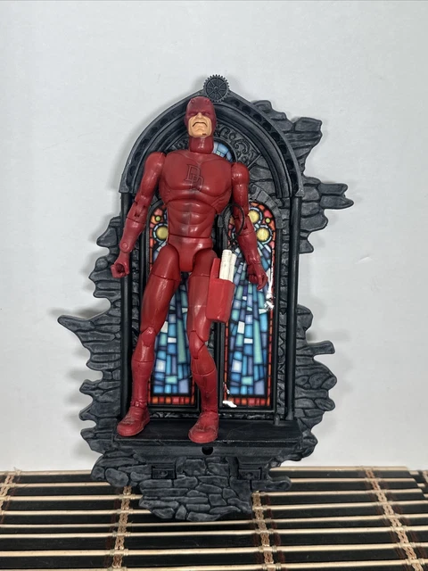 2001 Marvel Legends Series 2 Daredevil Spider-Man Classics Action Figure Stand 2001 Marvel Legends Series 2 Daredevil Spider-Man Classics Action Figure Stand