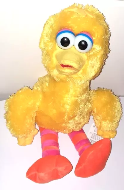 SESAMSTRASSE BIBO Big Bird gelb Vogel  Kuscheltier Plüsch Puppe Figur Stofftier