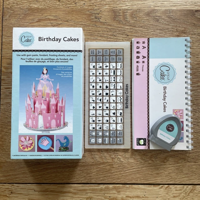 CRICUT CAKE CARTRIDGE Birthday Cakes 2000224 With Instructions Good