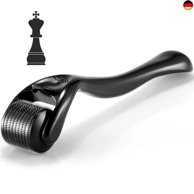 Bartroller Mit 0.5mm Titan Nadeln – Derma-Roller Für Bartwuchs, Haut- Und Haarpflege Für Männer & Frauen