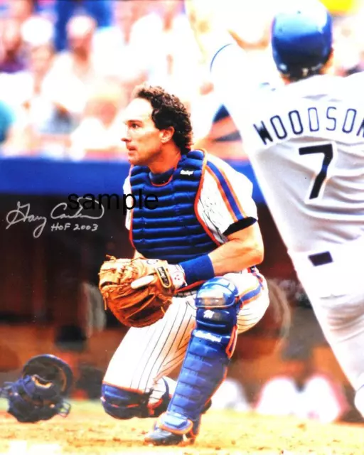 Gary Carter Reprint 8X10 Autographed Signed Photo Picture New York Ny Mets Rp