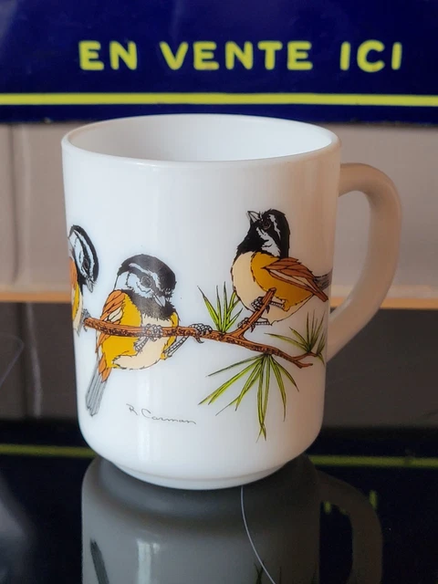 4 tasses à café vintage : Arcopal - Arts de la table