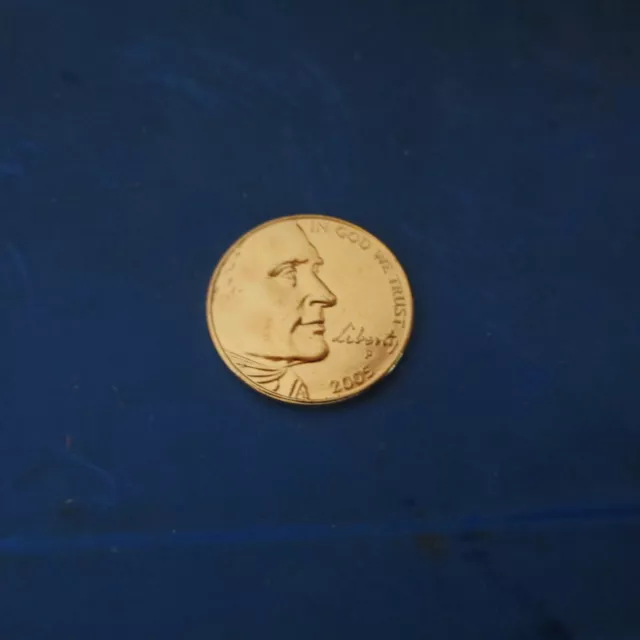 FROM ULTIMATE NICKEL Set 2005 GOLD BUFFALO NICKEL Rare 24 K GOLD PLATED ...