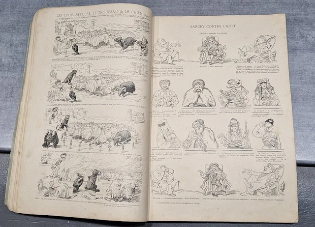 Antik Buch Die Montags Der Figaro Caran D'Ache 63 Seiten Widmung Links Identify