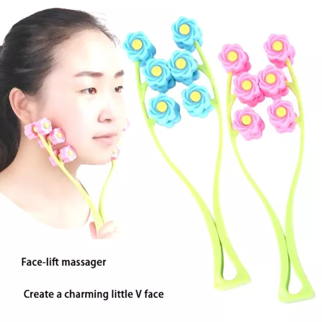 Neck Face Roller Slim Massage Facial Massager Slimming Remove Double Chin To BH 2