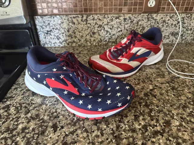 BROOKS LAUNCH 5 Victory Stars Stripes 4th USA Women s Running Shoes NEW 9 224.95 PicClick