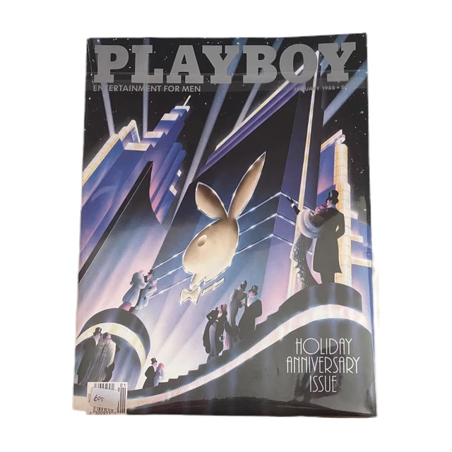 PLAYBOY GENNAIO 1988 Kim Basinger pittorico, Arnold Schwarzenegger