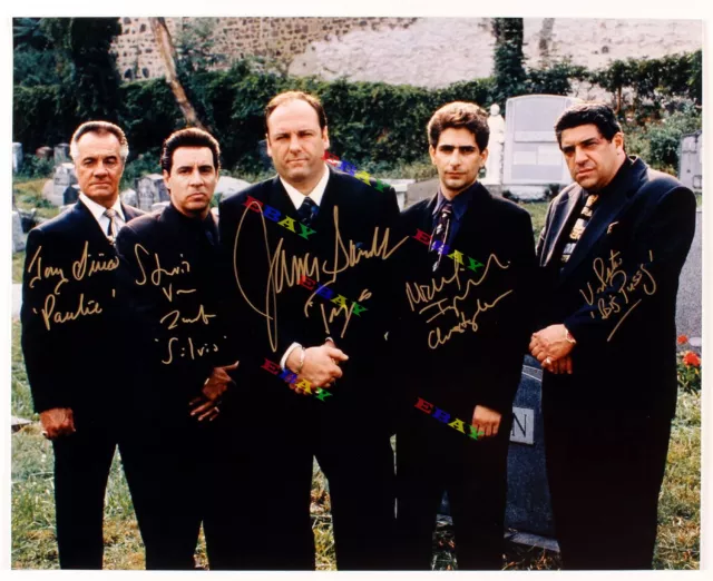 The Sopranos cast Autographed Signed 8x10 Photo Reprint