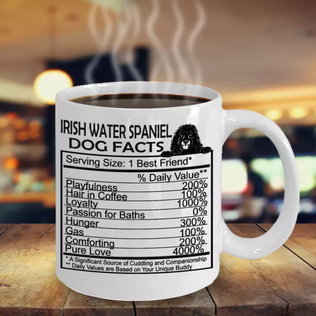 Irish Water Spaniel dog,Whiptail,Shannon Spaniel,Rat Tail Spaniel Bog,Cups,Mug,1