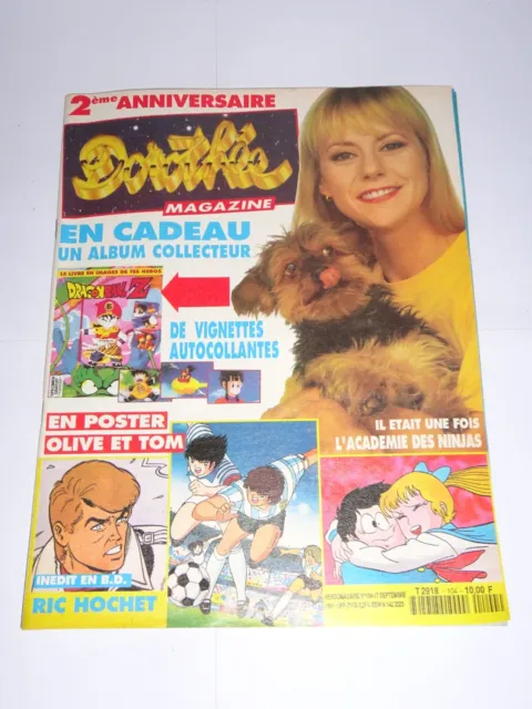 Magazine Club Dorothée - Avec poster Dragon Ball Z DBZ + Olive et Tom - n°104