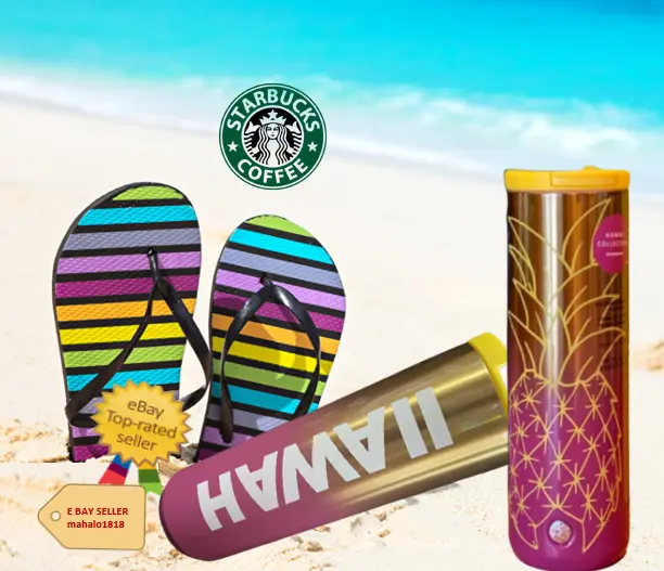 🌺🌺HAWAII COLLECTION Starbucks Hawaii Pineapple Vacuum Insulated Tumbler