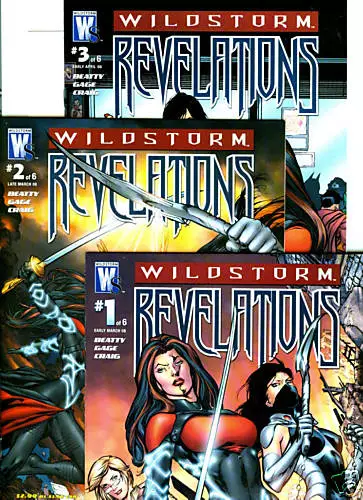 Wildstorm Revelations #1-#3 Incomplete Mini-Series