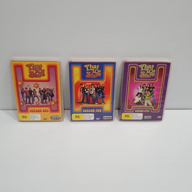 That 70's Show : Seasons 1, 2 & 5 (DVD, 2005) PAL Region 4 Good Condition
