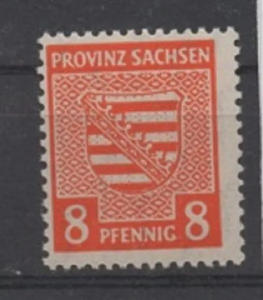 SBZ-Provinz Sachsen 77X mit Köhne Plf. f2  (Provinzwappen) postfrisch