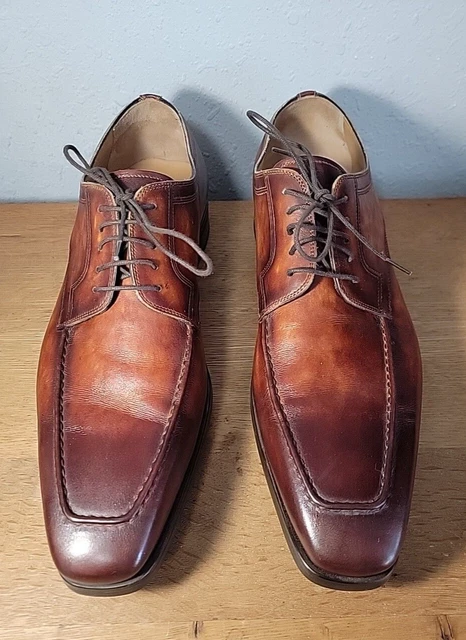 MAGNANNI ROMELO LEATHER APRON Oxford Dress Shoes BURNISHED  display picture 1