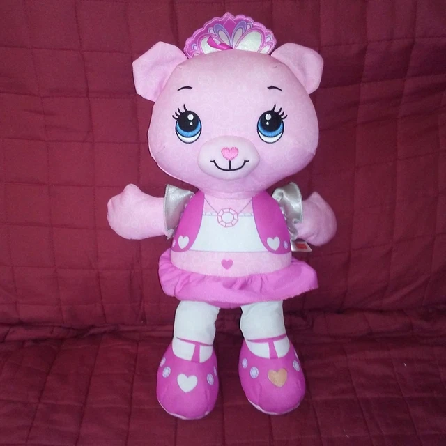 Fisher Price ROSE Pink Princess Doodle Bear 15in Plush & PINK KITTY Pets 2011