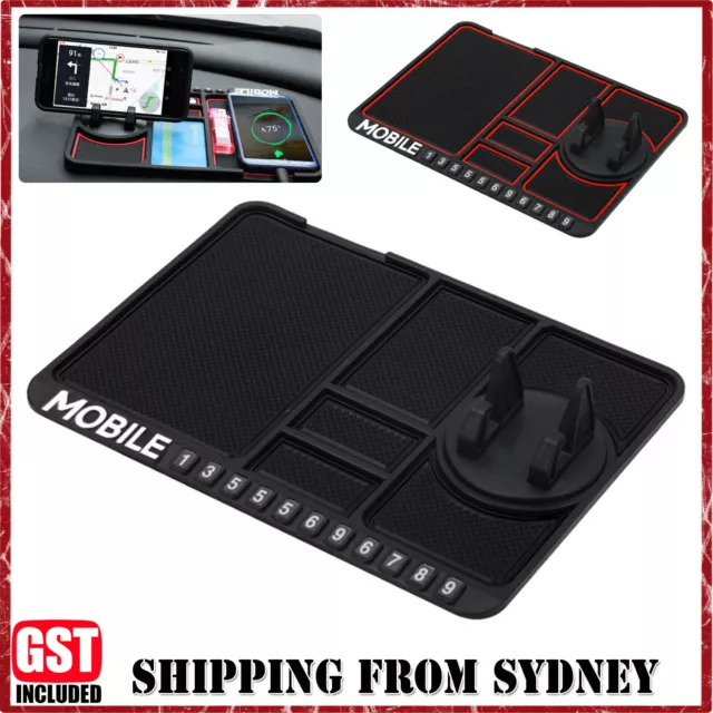 UNIVERSAL 360 NON-SLIP Phone Pad Mat For 4-In-1 Car Dashboard GPS Holder  $8.68 - PicClick AU