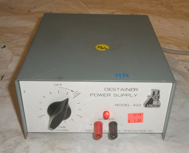 ISCO Destainter Model 422 Power Supply