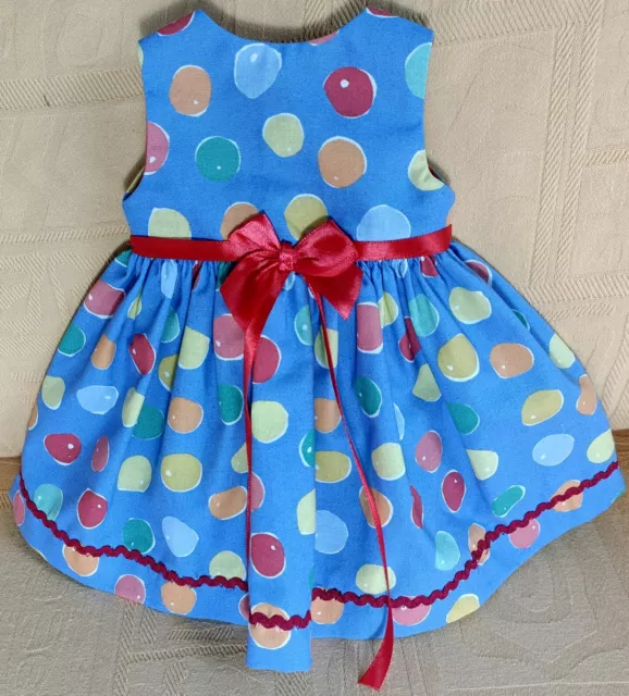 Rag Doll Dress, fits 'Our Generation' Dolls,  OOAK, Handmade in the UK, Balloons