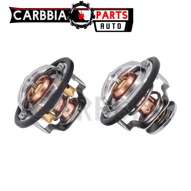 185 180 Degree Thermostat Front Rear Kit Pair for GM Pickup Duramax 2/4-Door