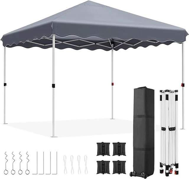 Pavillon Faltpavillon Gartenzelt Wasserdicht UV-Schutz 50+ Pop-Up Zelt Partyzelt