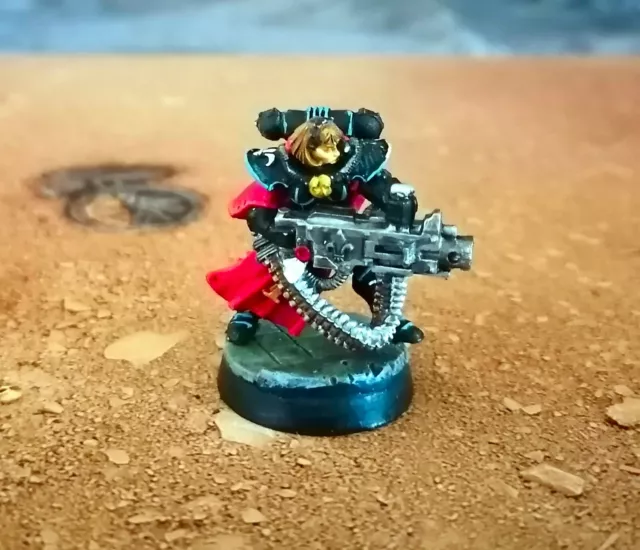 Warhammer 40k Battle Sister Heavy Bolter painted Citadel Metal OOP