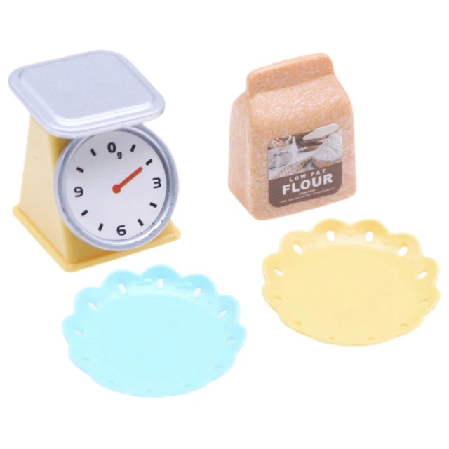 1 SET OF Miniature Baking Kit Modeling Adornment Plastic Miniature Toy