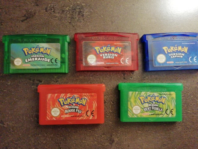 Pokémon Version Émeraude Sur Game Boy Advance (GBA) - Authentique - Bon état