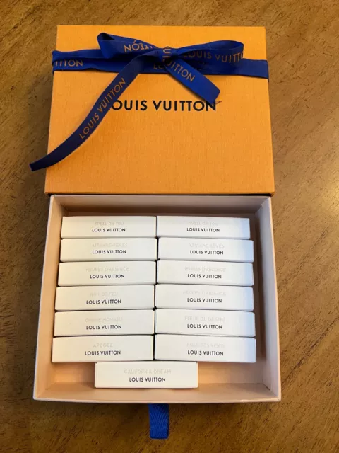 LOUIS VUITTON PERFUME SPRAY 8 Samples in LV bag2ml NEW IN BOX