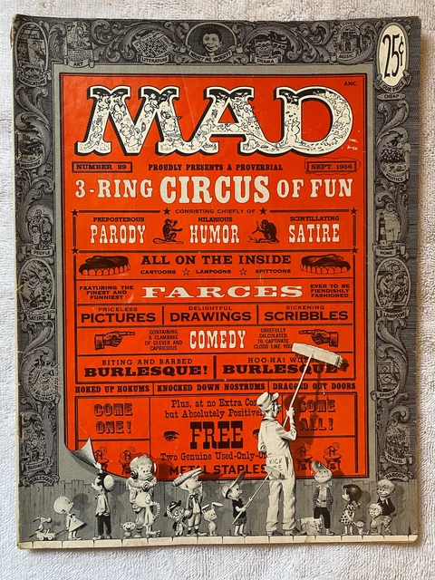 Mad Magazine Number 29 Good condition. What Me Worry?