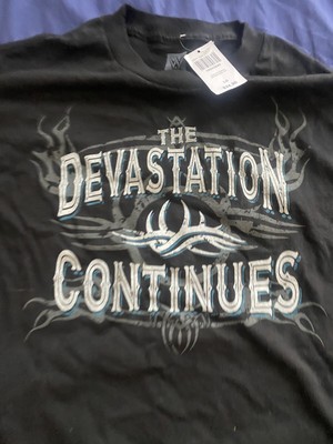 WWE Goldberg The Devestation Continues T-Shirt Size Large