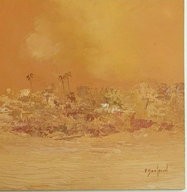 Peinture, Tableau, H.S.B., PASCAL BOUTERIN, paysage désert