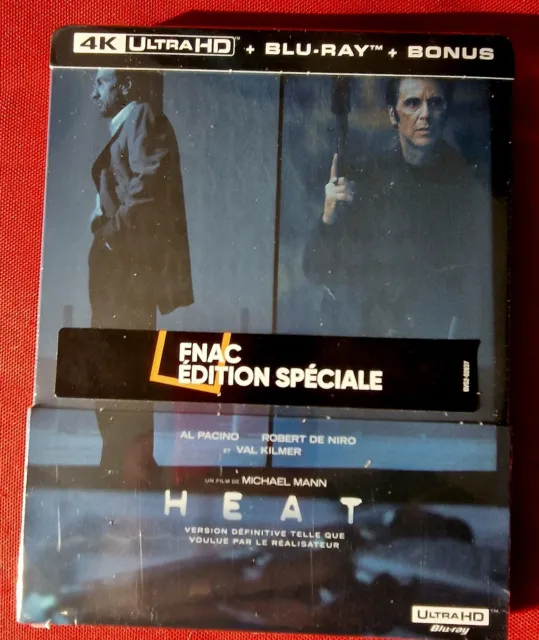 Coffret Heat Édition collector limitée Spéciale Fnac steelbook Blu-ray 4K neuf