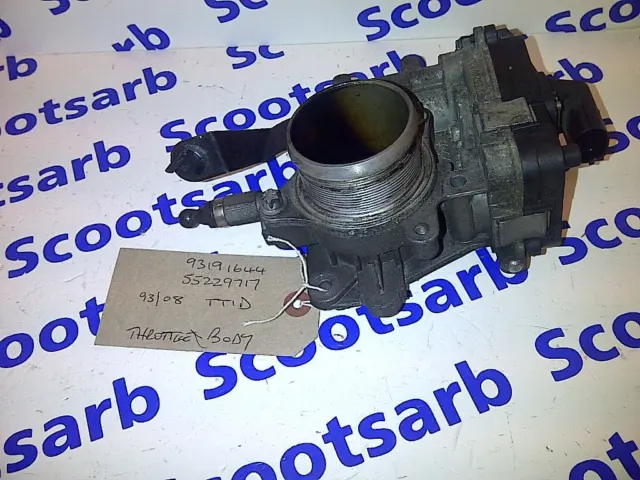SAAB 9-3 93 Throttle Body Unit 2008-10 Z19DTR 93191644 55215486 TTiD 1.9