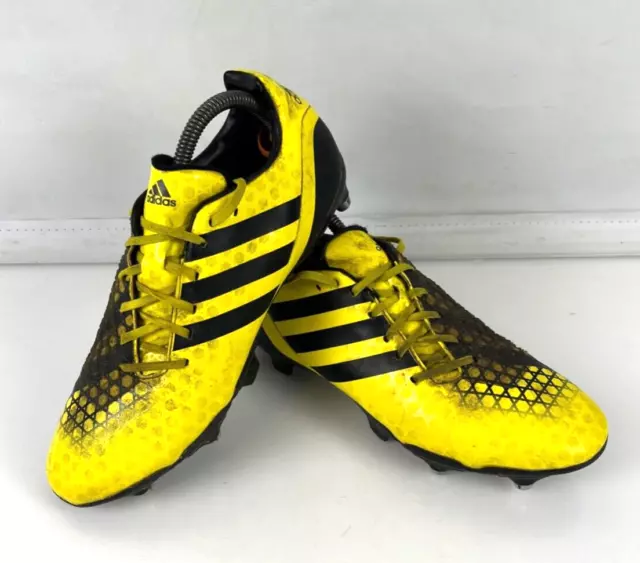 Adidas Predator Incurza SG Rugby Boots / UK Size 7.5 / Yellow and Black