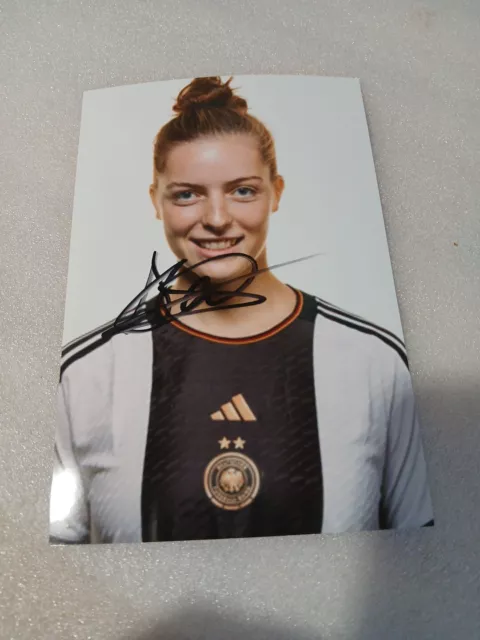 Signiertes Foto Alara Sehitler DFB Frauen NEU (2)