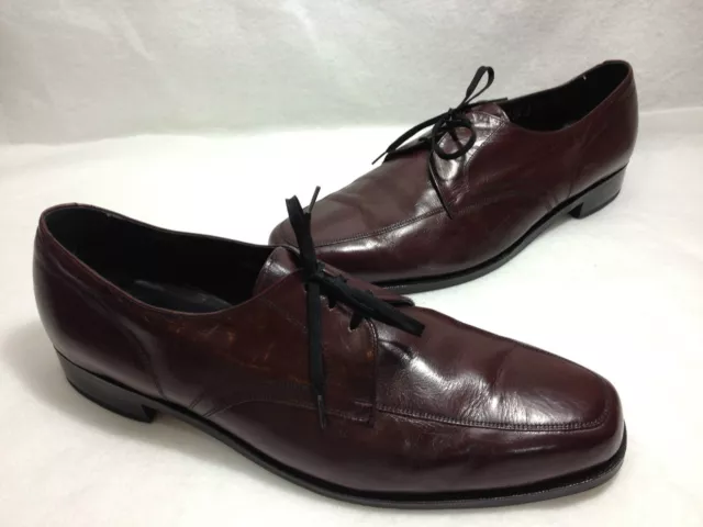 Florsheim Richfield Lace Up Oxfords Dress Shoes Burgundy Leather Mens Size 15 C