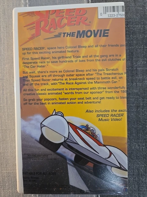 SPEED RACER THE Movie VHS 1993 (Ex-rental) $14.97 - PicClick CA