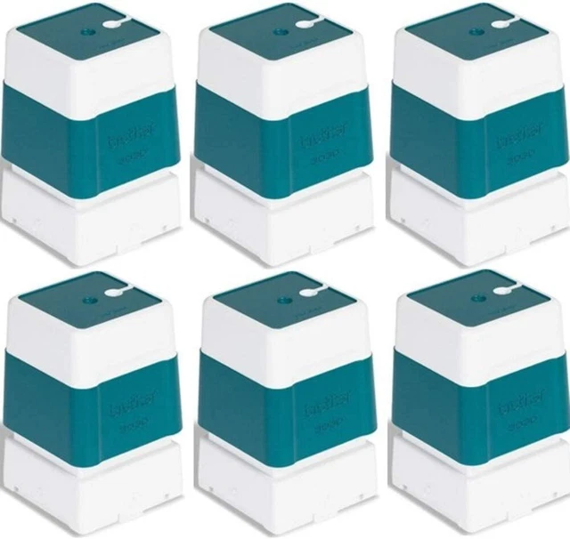 Brother PR3030G6P Self-Inking Stamps with SC-2000 and SC-2000USB, 6 Pack - Green